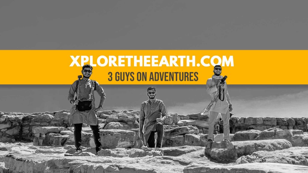 xte xploretheearth travel blog and youtube website cover image with 3 people posing