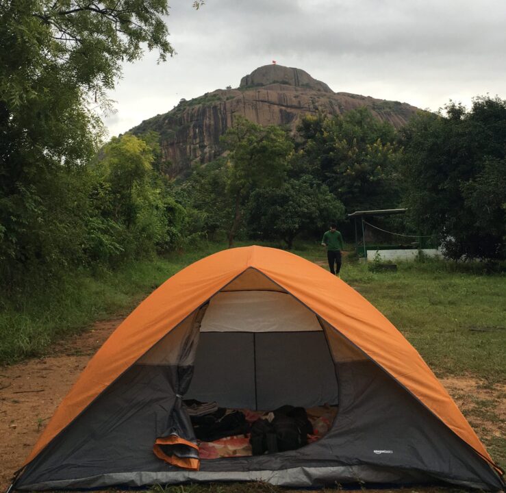 Camping at Ramanagara near Bangalore