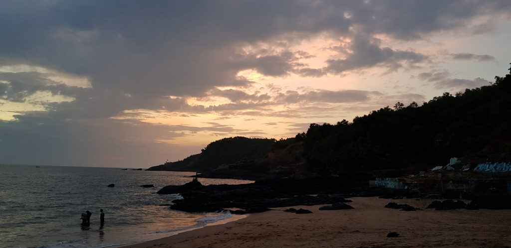 Sunset at Paradise beach, gokarna