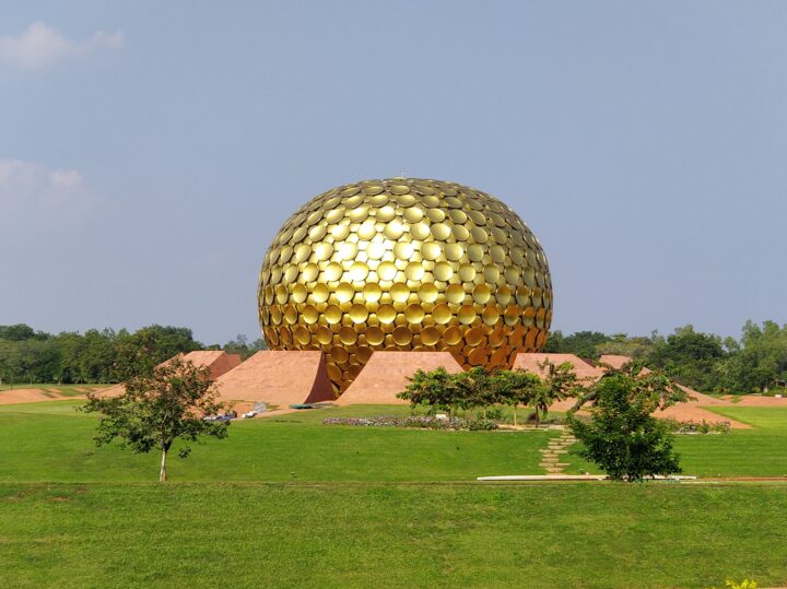 Auroville Golden Globe in Pondicherry