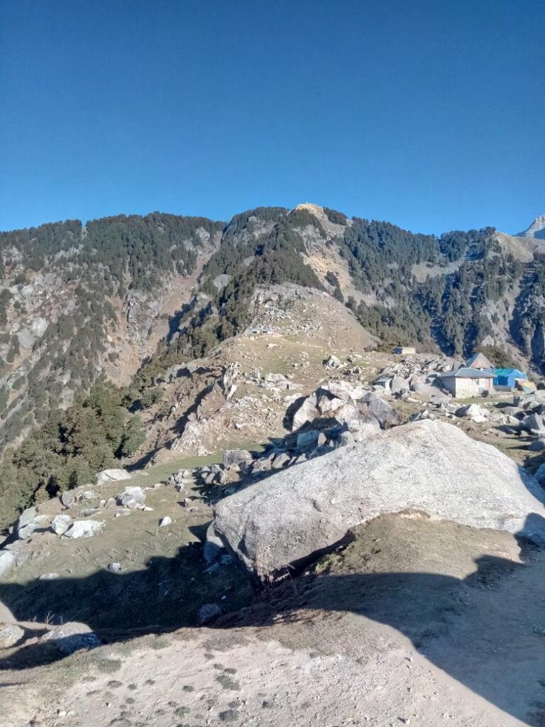 Triund trek landscape