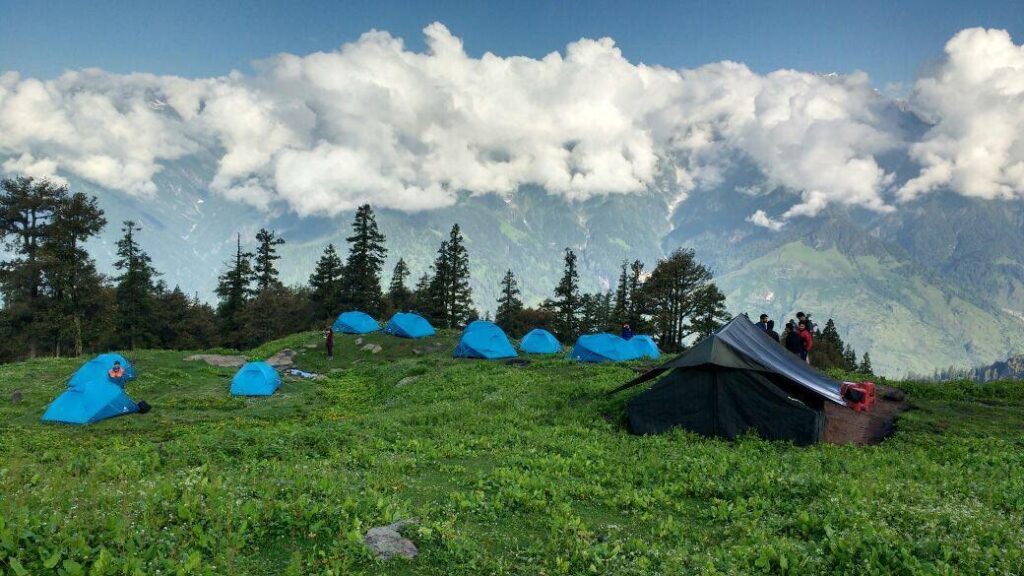 Camping at Hampta Pass Trail