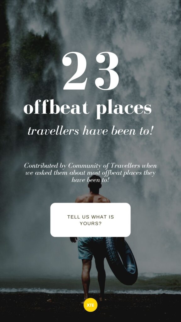 vertical cover image for most offbeat places travelers have been to