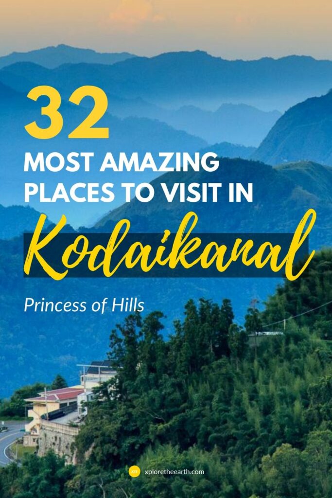 Places to visit in Kodaikanal - Poster