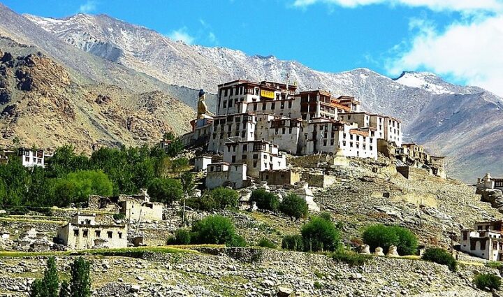 Likir Monastery near Leh on Srinagar-Leh highway