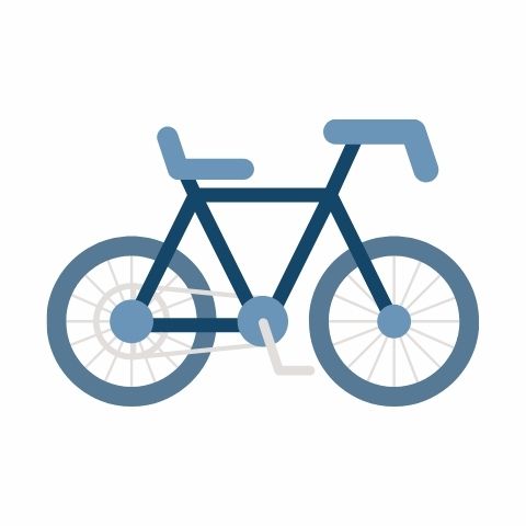 icon for cycle for how to reach section on xplore the earth articles