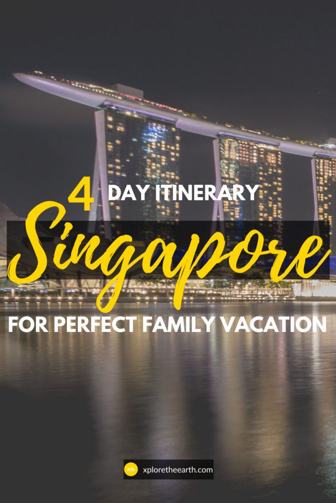 Pinterest Image - Singapore Itinerary for 4 days