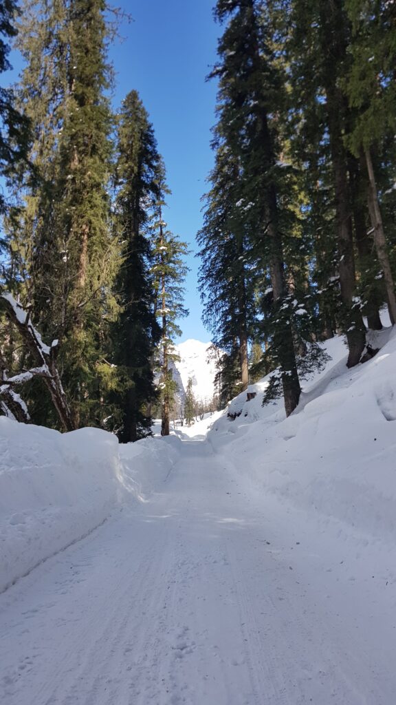 Going from Sethan Village to the Skiing Point