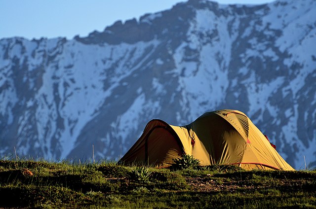 Camping in the Himalayas