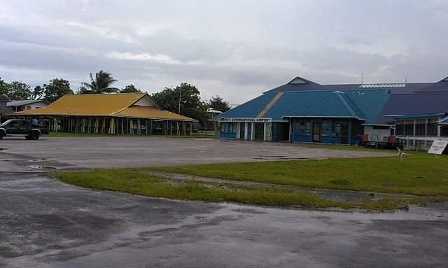 Funafuti Airport in Tuvalu (the only airport in the least visited country in the world)