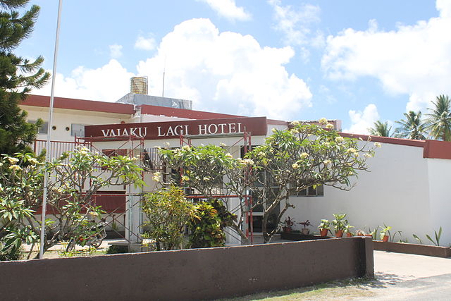 Vaiaku Lagi Hotel in Tuvalu (Now known as Funafuti Lagoon Hotel)