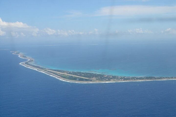 Funafuti Atoll in Tuvalu - Least visited country in the world
