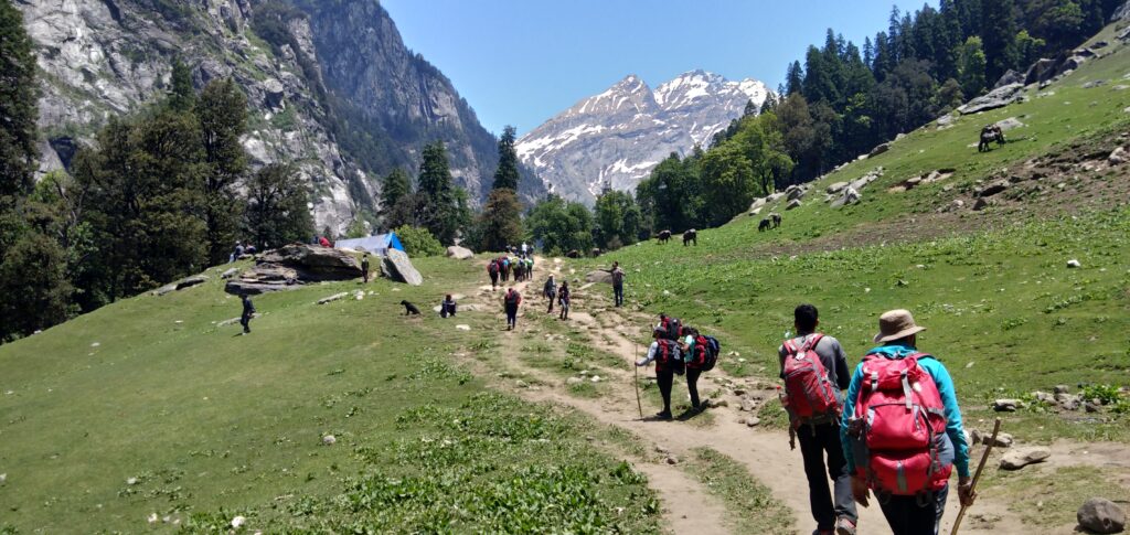 Going past the lush green valleys of Kullu