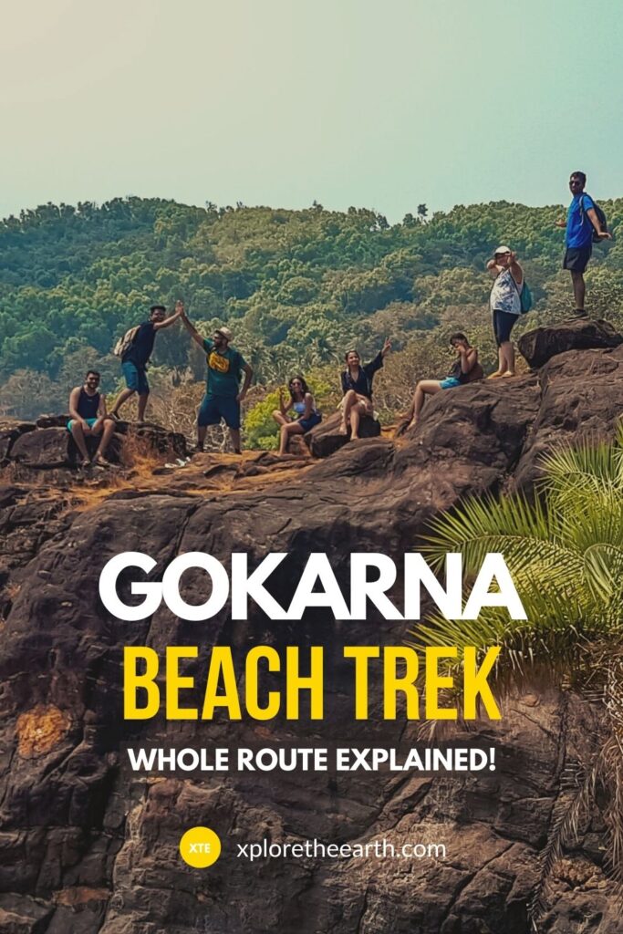 gokarna beach trek in monsoon