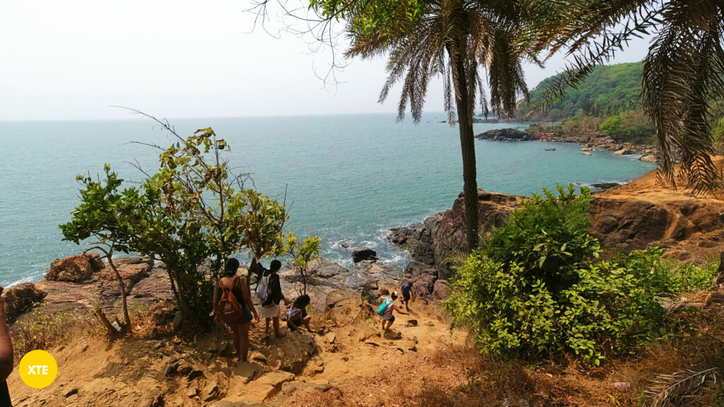 gokarna beach trek in monsoon