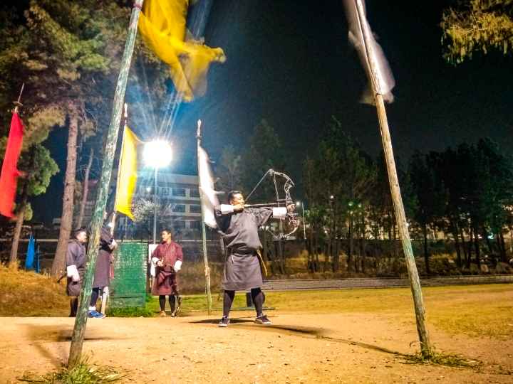 Archery culture in Bhutan is very common and not to be missed and gives a very unique travel destination feeling