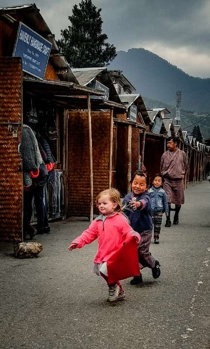 Kids playing with each other reminding of Harmony and giving best feel of travel