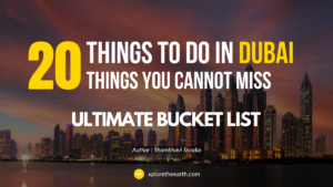 20 things to do in Dubai - Featured Image