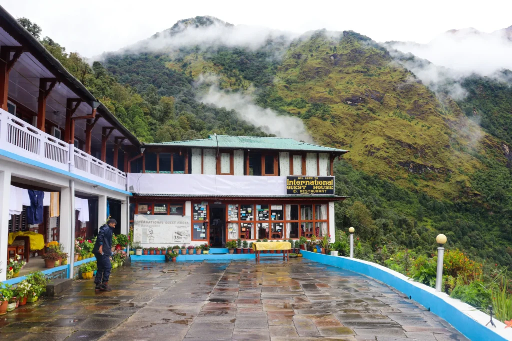 Annapurna Base Camp Trek (ABC) – (Xplore The Earth): Tea house amidst lush green valley