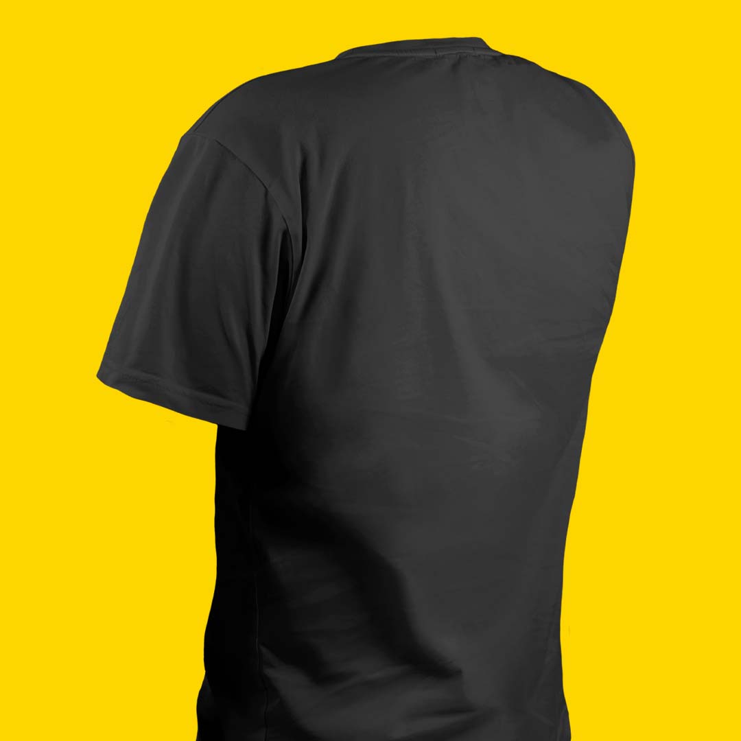 XPLORE Regular Fit T-Shirt Pocket Print Black