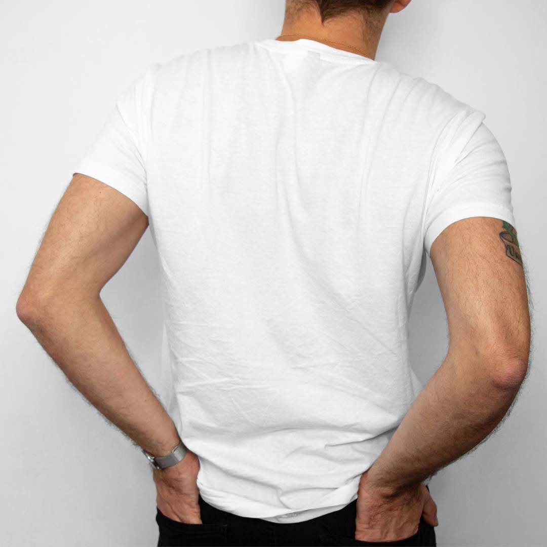 GO XPLORE Regular Fit T-Shirt  Pocket Print White