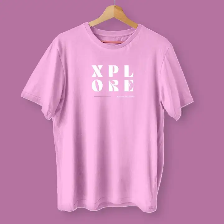 XPLORE Soft Pink Relaxed Fit T-Shirt