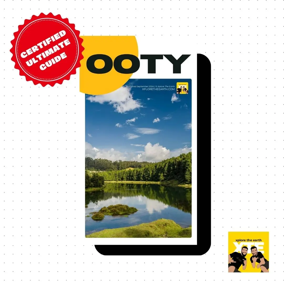 ooty travel guide book by xte - xplore the earth cover