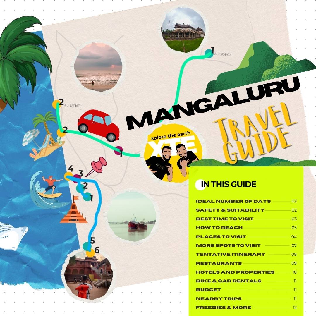 Mangalore Travel Guide Book by XTE