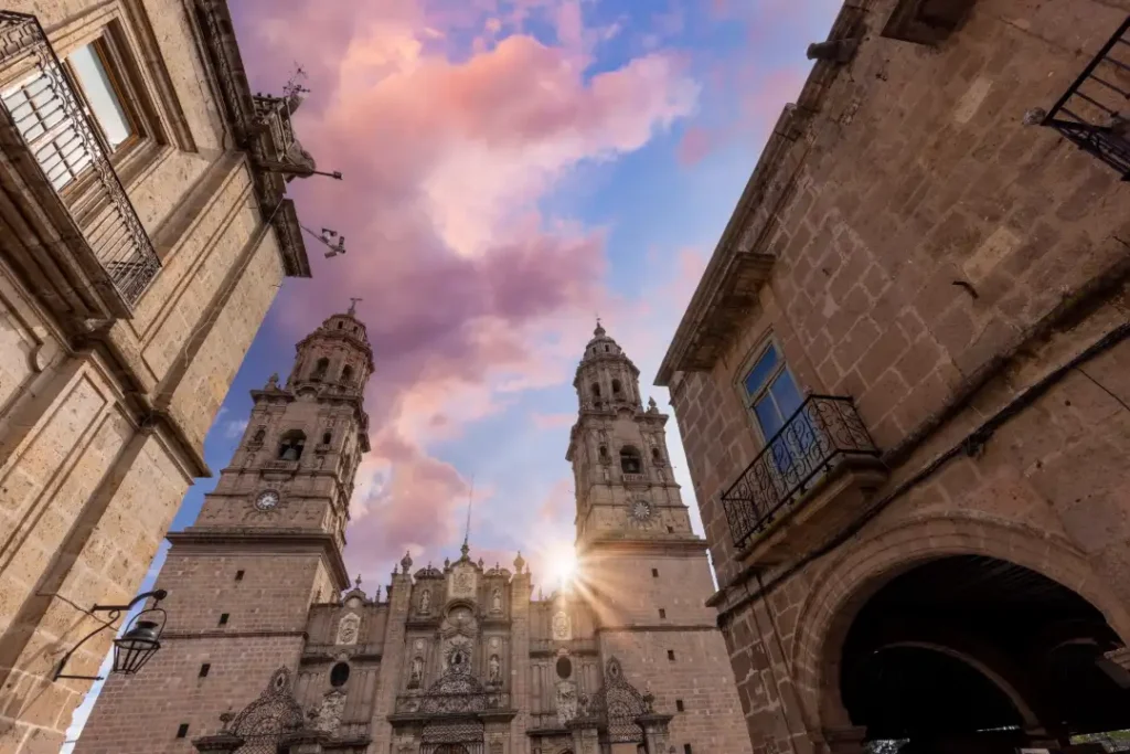 Stone Structure in Morelia - Exploring Mexico