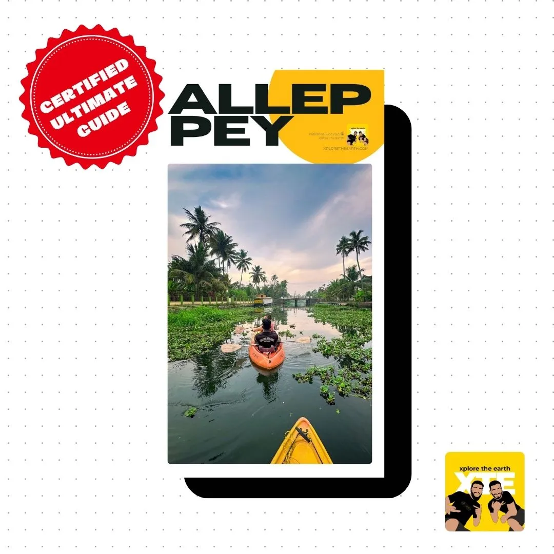 Alleppey Travel Guide Book by XTE