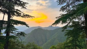 Sunrise in Landour, Mussoorie