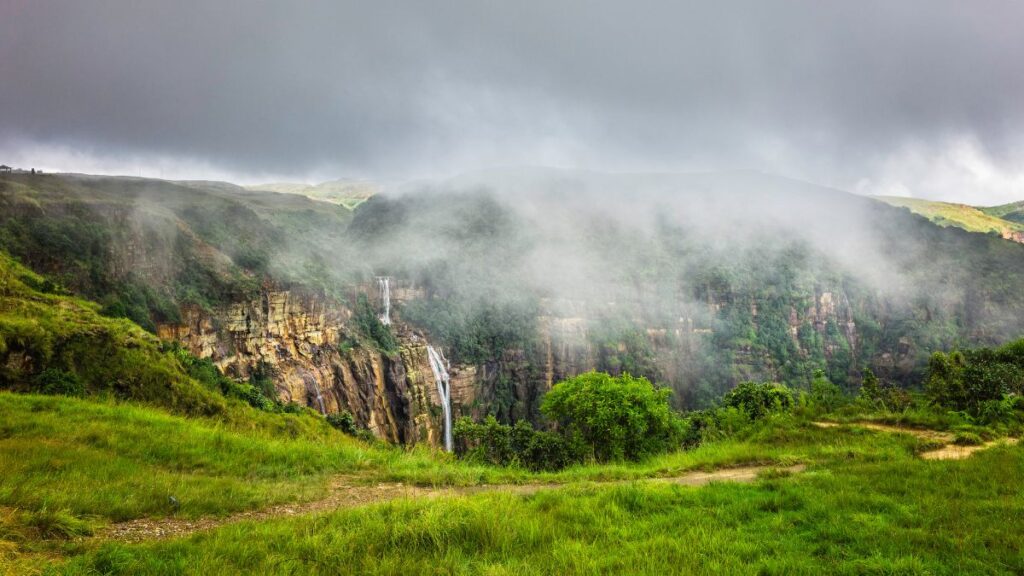 Waterfall in the Khasi Hills, Cherrapunjee, Meghalaya