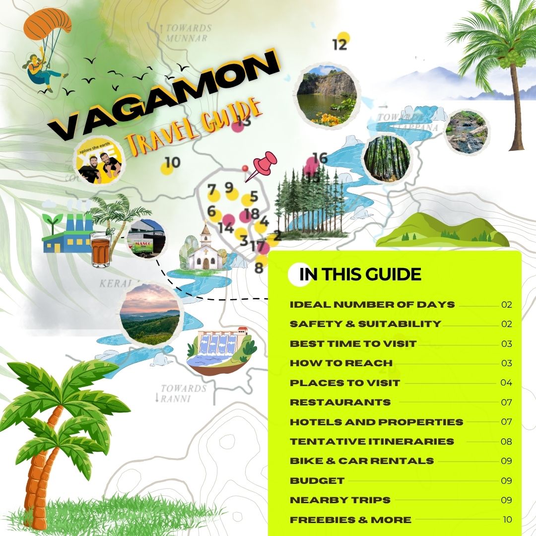 Vagamon Travel Guide Book by XTE