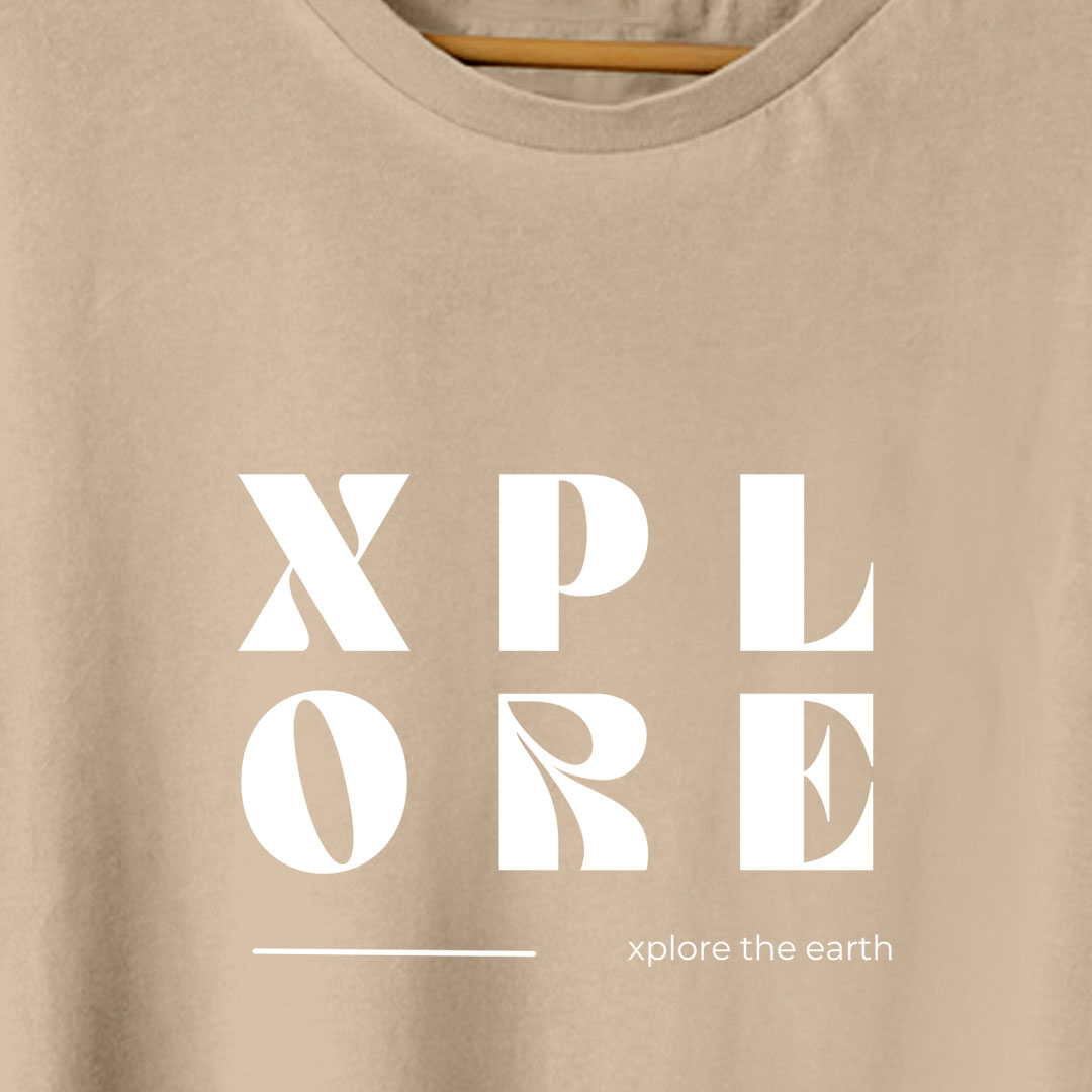 Beige X-Tee