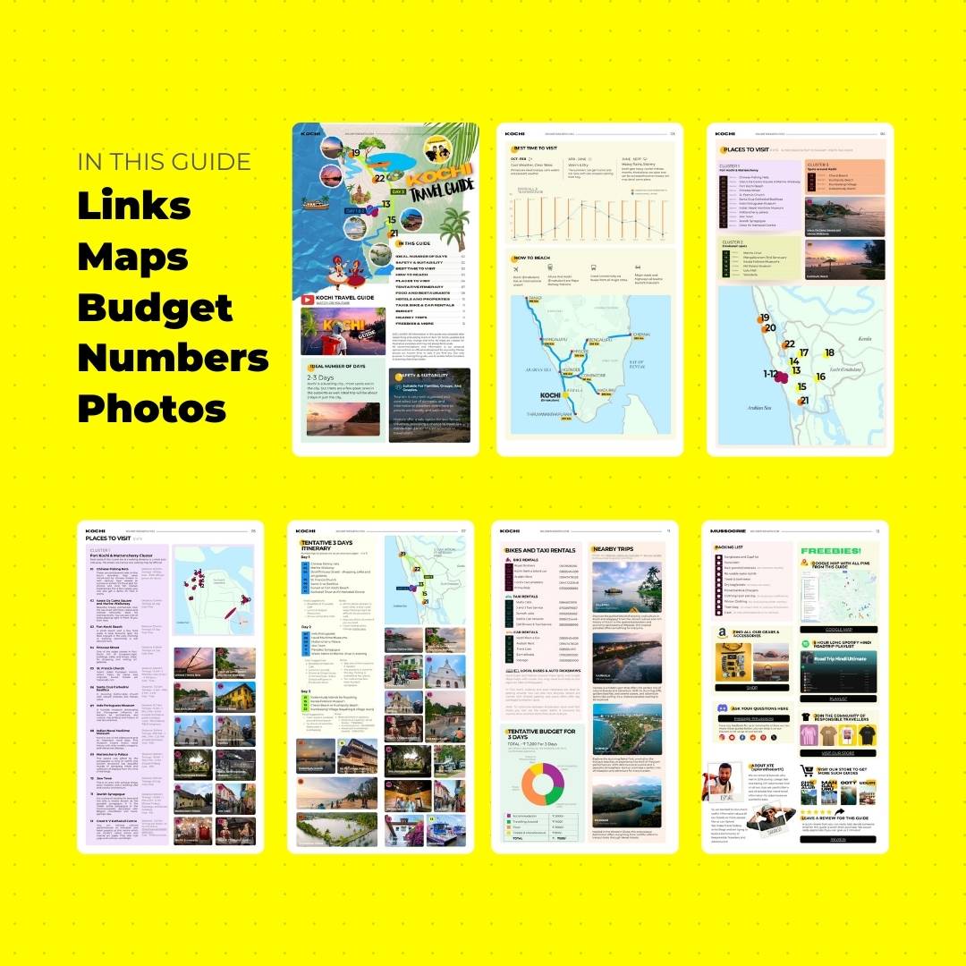 Kochi Travel Guide Book by XTE