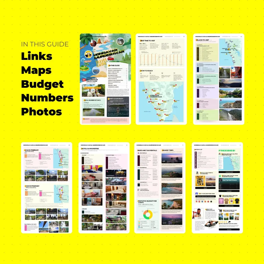 Honnavar – Murdeshwar Travel Guide Book by XTE