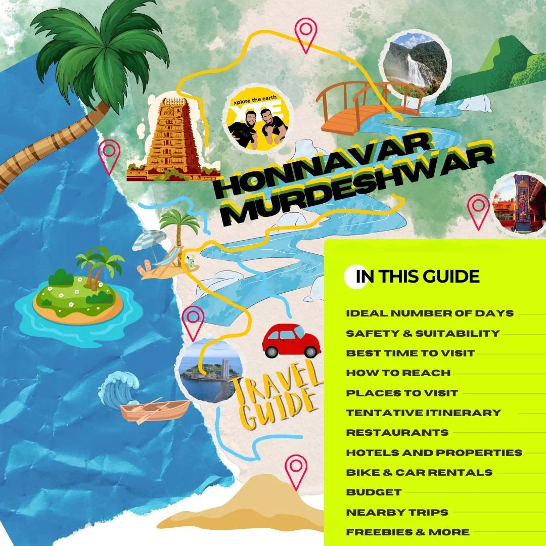 Honnavar – Murdeshwar Travel Guide Book by XTE